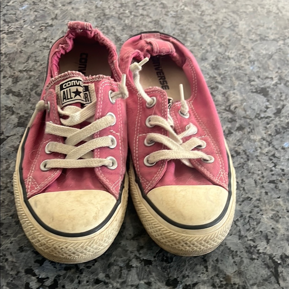 Converse Sneakers in Pink and White